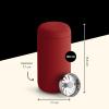 imageFellow 12 oz Carter Move Travel Mug  VacuumInsulated Stainless Steel Travel Coffee Mug  Coffee Tumbler with Ceramic Interior and Splash Guard  SiennaRed