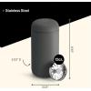 imageFellow 12 oz Carter Move Travel Mug  VacuumInsulated Stainless Steel Travel Coffee Mug  Coffee Tumbler with Ceramic Interior and Splash Guard  SiennaSlate Gray