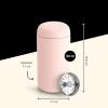 imageFellow 12 oz Carter Move Travel Mug  VacuumInsulated Stainless Steel Travel Coffee Mug  Coffee Tumbler with Ceramic Interior and Splash Guard  SiennaWarm Pink