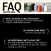 imageFellow 12 oz Carter Wide Travel Mug  Wide Mouth VacuumInsulated Stainless Steel Coffee Mug  Tea and Coffee Tumbler with Ceramic Interior  Matte BlackMatte Black