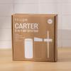 imageFellow 16 oz Carter Bundle 3 in 1 Travel Mug with SlideLock Move ampamp Cold Lids with Straw  ToGo Coffee Tumbler Ceramic Interior ampamp VacuumInsulated Stainless Steel  Coffee CupsMatte White