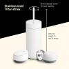 imageFellow 16 oz Carter Bundle 3 in 1 Travel Mug with SlideLock Move ampamp Cold Lids with Straw  ToGo Coffee Tumbler Ceramic Interior ampamp VacuumInsulated Stainless Steel  Coffee CupsMatte White