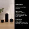 imageFellow 16 oz Carter Bundle 3 in 1 Travel Mug with SlideLock Move ampamp Cold Lids with Straw  ToGo Coffee Tumbler Ceramic Interior ampamp VacuumInsulated Stainless Steel  Coffee CupsMatte Black