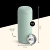 imageFellow 16 oz Carter Move Travel Mug  VacuumInsulated Stainless Steel Travel Coffee Mug  Coffee Tumbler with Ceramic Interior and Splash Guard  Sand DuneMint Chip