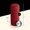 imageFellow 16 oz Carter Move Travel Mug  VacuumInsulated Stainless Steel Travel Coffee Mug  Coffee Tumbler with Ceramic Interior and Splash Guard  Sand DuneRed
