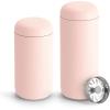 imageFellow 16 oz Carter Move Travel Mug  VacuumInsulated Stainless Steel Travel Coffee Mug  Coffee Tumbler with Ceramic Interior and Splash Guard  Sand DuneWarm Pink
