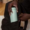 imageFellow 16 oz Carter Move Travel Mug  VacuumInsulated Stainless Steel Travel Coffee Mug  Coffee Tumbler with Ceramic Interior and Splash Guard  Sand DuneMint Chip