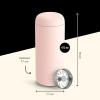 imageFellow 16 oz Carter Move Travel Mug  VacuumInsulated Stainless Steel Travel Coffee Mug  Coffee Tumbler with Ceramic Interior and Splash Guard  Sand DuneWarm Pink