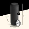 imageFellow 16 oz Carter Move Travel Mug  VacuumInsulated Stainless Steel Travel Coffee Mug  Coffee Tumbler with Ceramic Interior and Splash Guard  Sand DuneMatte Black