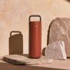 imageFellow 20 oz Carter Carry Vacuum Insulated Tumbler for Water Tea Coffee Smoothies ampamp more  Stainless Steel  Keeps Heat for 12 HoursStays Cold for 24 HoursLeakProof SealSlim WidthSiennaSienna
