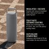 imageFellow 20 oz Carter Carry Vacuum Insulated Tumbler for Water Tea Coffee Smoothies ampamp more  Stainless Steel  Keeps Heat for 12 HoursStays Cold for 24 HoursLeakProof SealSlim WidthSiennaMatte Grey