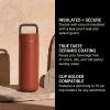 imageFellow 20 oz Carter Carry Vacuum Insulated Tumbler for Water Tea Coffee Smoothies ampamp more  Stainless Steel  Keeps Heat for 12 HoursStays Cold for 24 HoursLeakProof SealSlim WidthSiennaSienna