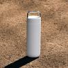 imageFellow 20 oz Carter Carry Vacuum Insulated Tumbler for Water Tea Coffee Smoothies ampamp more  Stainless Steel  Keeps Heat for 12 HoursStays Cold for 24 HoursLeakProof SealSlim WidthSiennaMatte White