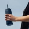 imageFellow 20 oz Carter Cold Water Bottle for Water Iced Tea Coffee Smoothies Iced Coffee ampamp more  Stainless Steel VacuumInsulated Iced Coffee tumbler with Spill Resistant lid and straw  Sand DuneStone Blue
