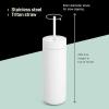 imageFellow 20 oz Carter Cold Water Bottle for Water Iced Tea Coffee Smoothies Iced Coffee ampamp more  Stainless Steel VacuumInsulated Iced Coffee tumbler with Spill Resistant lid and straw  Sand DuneSmoke Green