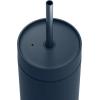 imageFellow 20 oz Carter Cold Water Bottle for Water Iced Tea Coffee Smoothies Iced Coffee ampamp more  Stainless Steel VacuumInsulated Iced Coffee tumbler with Spill Resistant lid and straw  Sand DuneStone Blue