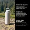 imageFellow 32 oz Carter Carry  Travel Vacuum Insulated Stainless Steel Tumbler  Keeps Heat for 12 HoursStays Cold for 24 Hours  LeakProof Seal  Stainless Steel Handle  Slim Width  Stone BlueMatte White