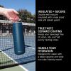 imageFellow 32 oz Carter Carry  Travel Vacuum Insulated Stainless Steel Tumbler  Keeps Heat for 12 HoursStays Cold for 24 Hours  LeakProof Seal  Stainless Steel Handle  Slim Width  Stone BlueStone Blue