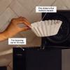 imageFellow Aiden Precision Coffee Maker Paper Filters  Flat Bottom Designed for Aidens Batch Brew Basket  50 Disposable Filters