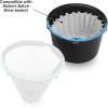 imageFellow Aiden Precision Coffee Maker Paper Filters  Flat Bottom Designed for Aidens Batch Brew Basket  50 Disposable Filters