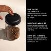 imageFellow Atmos Electric Vacuum Canister ampamp Storage Container  Airtight Coffee ampamp Food Storage Containers  Coffee Containers  Clear Glass 07 LiterClear Glass