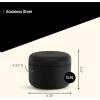 imageFellow Atmos Vacuum Coffee Canister ampamp Food Storage Container  07 Liter Canister holds up to 11 oz of Coffee Beans  Airtight Food Storage Containers  Coffee Containers  07 Liter  Matte BlackMatte Black
