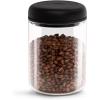 imageFellow Atmos Vacuum Coffee Canister ampamp Food Storage Container  07 Liter Canister holds up to 11 oz of Coffee Beans  Airtight Food Storage Containers  Coffee Containers  07 Liter  Matte BlackClear Glass