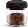 imageFellow Atmos Vacuum Coffee Canister ampamp Food Storage Container  07 Liter Canister holds up to 11 oz of Coffee Beans  Airtight Food Storage Containers  Coffee Containers  07 Liter  Matte BlackClear Glass
