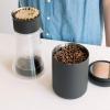 imageFellow Atmos Vacuum Coffee Canister ampamp Food Storage Container  07 Liter Canister holds up to 11 oz of Coffee Beans  Airtight Food Storage Containers  Coffee Containers  07 Liter  Matte BlackMatte Black