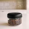 imageFellow Atmos Vacuum Coffee Canister ampamp Food Storage Container  07 Liter Canister holds up to 11 oz of Coffee Beans  Airtight Food Storage Containers  Coffee Containers  07 Liter  Matte BlackClear Glass