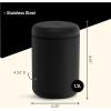 imageFellow Atmos Vacuum Coffee Canister ampamp Food Storage Container  07 Liter Canister holds up to 11 oz of Coffee Beans  Airtight Food Storage Containers  Coffee Containers  07 Liter  Matte BlackMatte Black