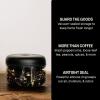 imageFellow Atmos Vacuum Coffee Canister ampamp Food Storage Container  07 Liter Canister holds up to 11 oz of Coffee Beans  Airtight Food Storage Containers  Coffee Containers  07 Liter  Matte BlackClear Glass