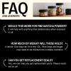 imageFellow Atmos Vacuum Coffee Canister ampamp Food Storage Container Bundle  Airtight Coffee and Food Storage Containers  04 L and 07 L  Clear Glass