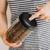 imageFellow Atmos Vacuum Coffee Canister ampamp Food Storage Container Bundle  Airtight Coffee and Food Storage Containers  04 L and 12 L  Clear Glass