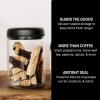 imageFellow Atmos Vacuum Coffee Canister ampamp Food Storage Container Bundle  Airtight Coffee and Food Storage Containers  04 L and 12 L  Clear Glass