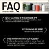 imageFellow Carter Coffee Mug 16 oz For Travel  Wide Mouth VacuumInsulated Stainless Steel Tea and Coffee Tumbler with Ceramic Interior  Matte BlackMatte White