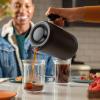 imageFellow Clara Insulated Coffee Maker with Enhanced Filtration System  Portable French Press Stainless Steel  24 oz Carafe  Matte BlackMatte Black