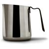 imageFellow Eddy Steaming Pitcher  Milk Frother Pitcher with Fluted Spout Premium Barista Tools for Precision Latte Art 188 Stainless Steel Graphite 18oz JugPolished Graphite