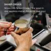 imageFellow Eddy Steaming Pitcher  Milk Frother Pitcher with Fluted Spout Premium Barista Tools for Precision Latte Art 188 Stainless Steel Graphite 18oz JugPolished Graphite