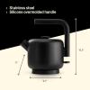 imageFellow Electric Clyde Kettle  15 Liter Capacity  Modern Twist On Stovetop Design AllPurpose Stainless Steel  Warm Water for Ramen Oatmeal Tea Coffee ampamp more  Large CapacityMatte Black