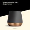 imageFellow Joey Double Wall Ceramic Coffee Mug  Refined and Sophisticated Matte White Single 8 oz CupMatte Black