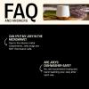 imageFellow Joey Double Wall Ceramic Coffee Mug  Refined and Sophisticated Matte White Single 8 oz CupMatte Black