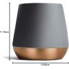 imageFellow Joey Double Wall Ceramic Coffee Mug  Refined and Sophisticated Matte White Single 8 oz CupMatte Black