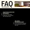 imageFellow Joey Double Wall Ceramic Coffee Mug  Refined and Sophisticated Matte White Single 8 oz CupMatte Black