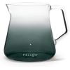 imageFellow Mighty Small Glass Carafe  Manual Pour Over Coffee Beaker and Tea Steeper Borosilicate Glass Decanter 169 oz Clear ContainerSMOKE GREY
