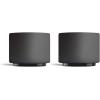 imageFellow Monty Milk Art Cups  Double Wall Ceramic Latte Mug Matte Black with Graphite Base 11 oz CupMatte Black