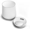 imageFellow Ruby Wine Tumbler Set of 2  Insulated Stainless Steel Wine and Cocktail Tumblers with Ceramic Interior and Swivel Pebble Lid  12 oz Mint ChipMatte White