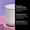 imageFellow Ruby Wine Tumbler Set of 2  Insulated Stainless Steel Wine and Cocktail Tumblers with Ceramic Interior and Swivel Pebble Lid  12 oz Mint ChipMatte White