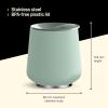imageFellow Ruby Wine Tumbler Set of 2  Insulated Stainless Steel Wine and Cocktail Tumblers with Ceramic Interior and Swivel Pebble Lid  12 oz Mint ChipMint Chip