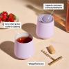 imageFellow Ruby Wine Tumbler Set of 2  Insulated Stainless Steel Wine and Cocktail Tumblers with Ceramic Interior and Swivel Pebble Lid  12 oz Mint ChipPeri Twinkle  Pack of 2